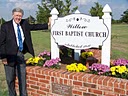 Pastor Laurence Justice preached at the 100th anniversary of First Baptist Church of Willow, Oklahoma